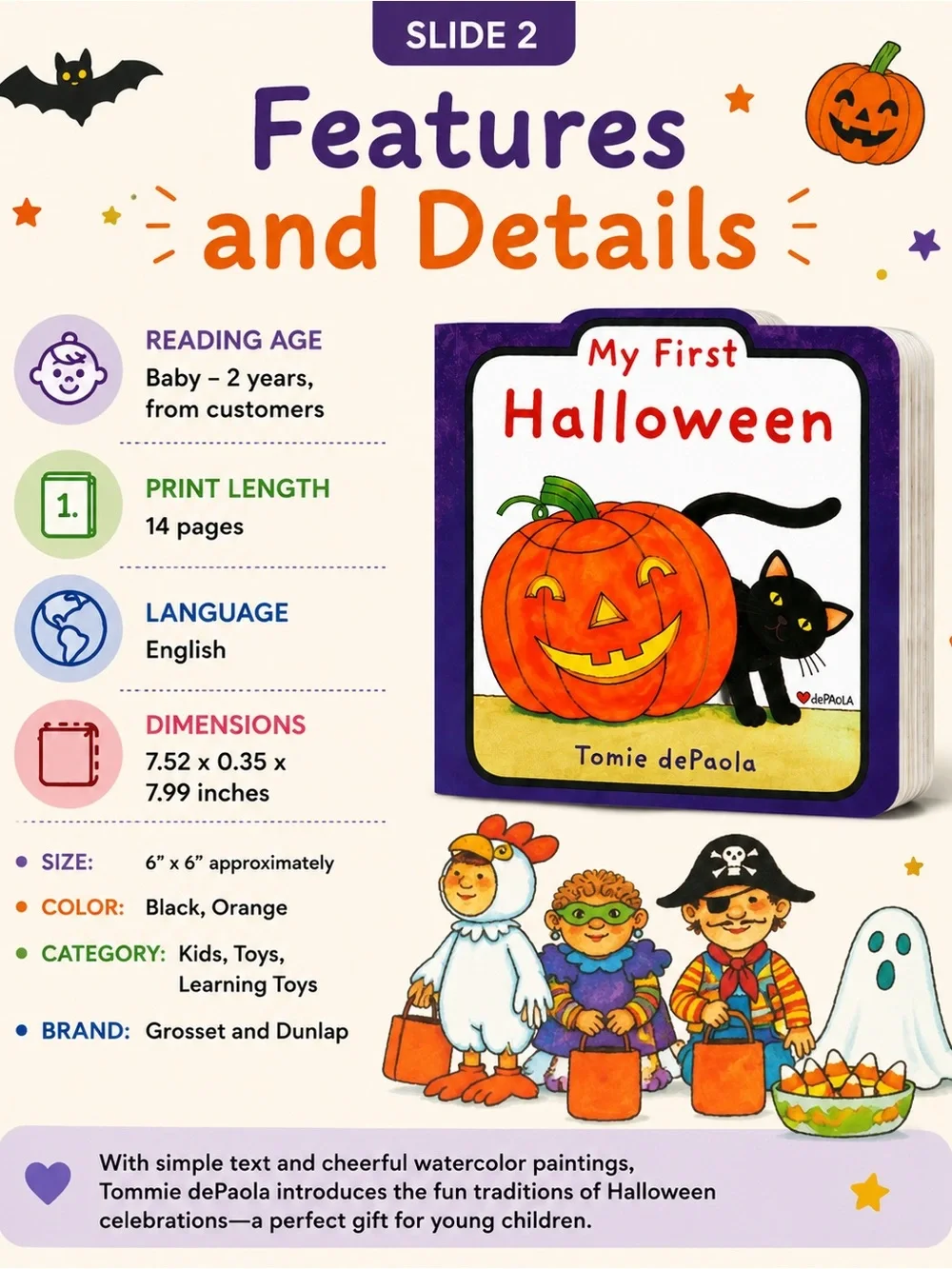 My First Halloween by Tommie dePaola
